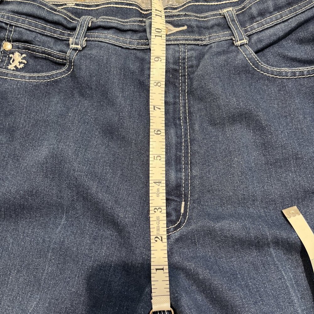 VTG‎ Braxton Stretch Jeans Women’s Size 14 Blue Dark Washed High Rise Retro 80’s - Picture 9 of 12